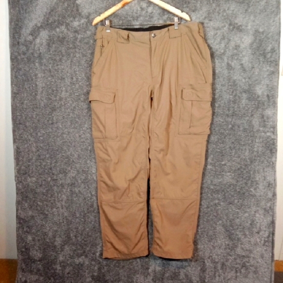 Duluth Trading Co  Fire Hose Brown  Cargo Pants Relaxed Fit Gorepcore Mens 32 - Picture 1 of 9